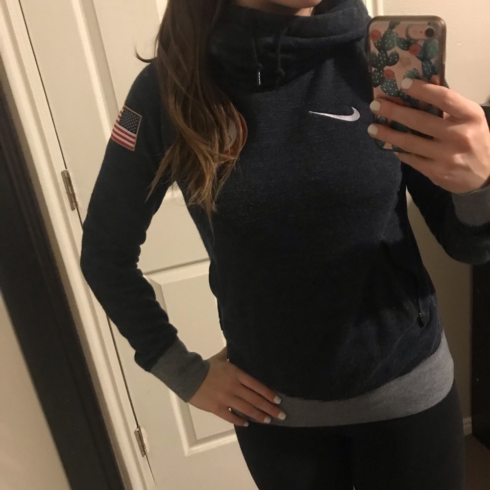 Nike Olympic USA Team Cowl Neck Sweatshirt